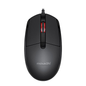 Mouschi Heavy-Duty Wired USB 2.0 Optical Mouse – Adjustable 1000/1200/1600 DPI, 1.8m Cable