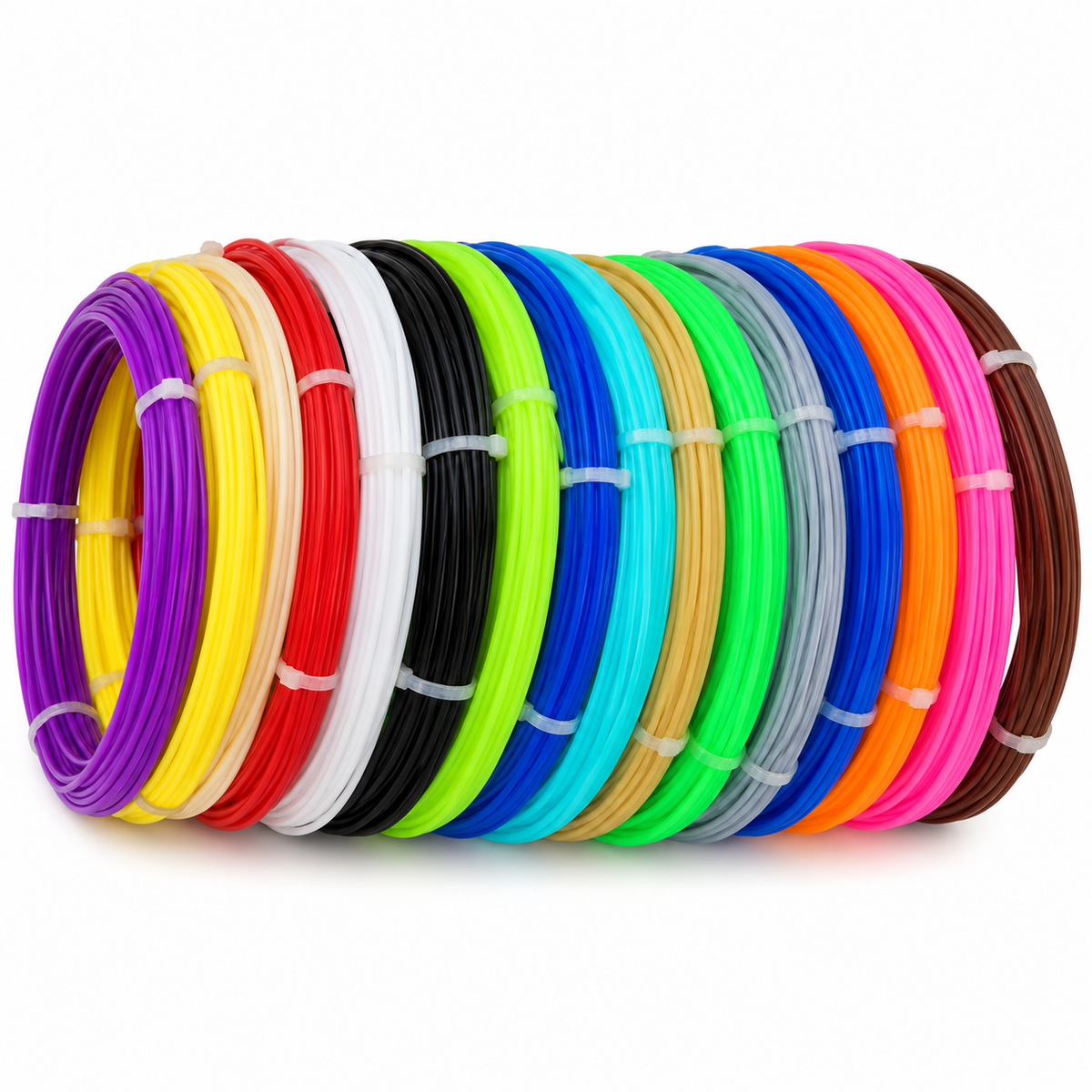 3D Pen Filament ABS 1.75mm – 18 Colors Pack