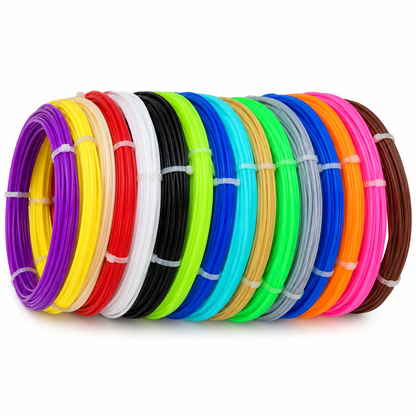3D Pen Filament ABS 1.75mm – 18 Colors Pack