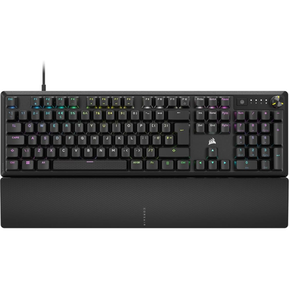 CORSAIR K70 CORE RGB Mechanical Wired Gaming Keyboard – MLX Red, Palm Rest, French FR – Pre-Owned Like New