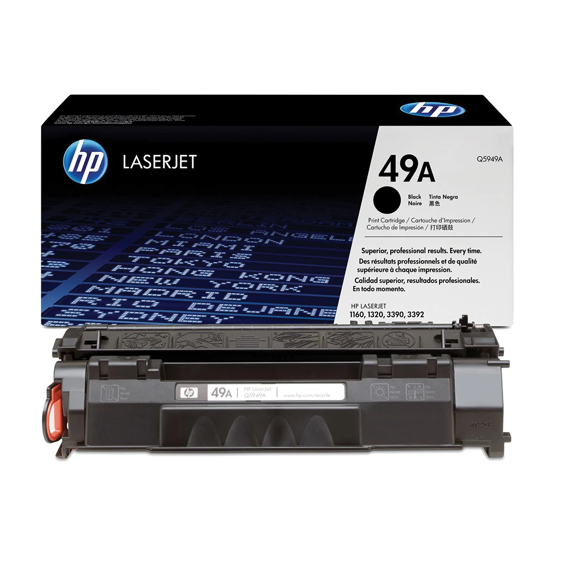 HP 49A (Q5949A) Original Black LaserJet Toner Cartridge