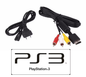 PlayStation PS1 PS2 PS3 AV Audio Video RCA Cable – 3-RCA