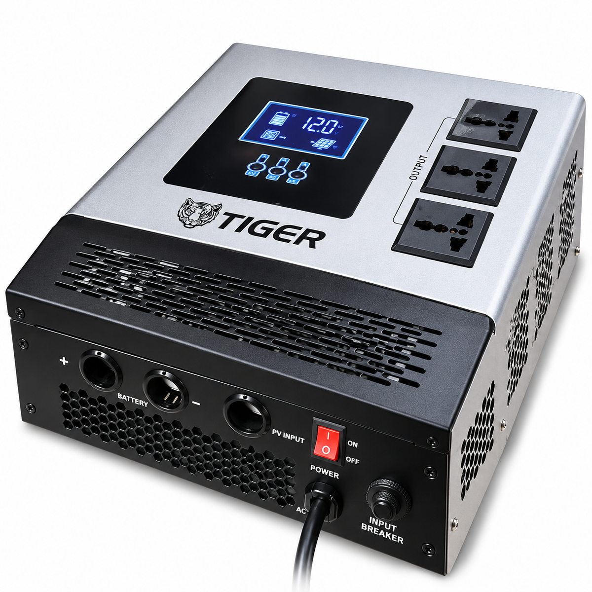 TIGER VMS-1200 1600W 12V Solar Inverter / Charger