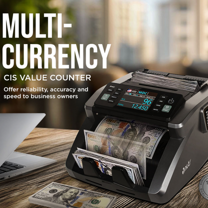 lebbuy NCTS VC15C multi-currency CIS value money counter with 3.5-inch TFT display counting US dollar bills