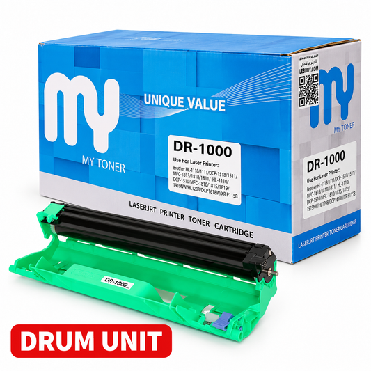 MY DR-1000 Compatible Drum Unit for Brother HL-1110 1111 1118 1208, DCP-1510 1511 1518 1618W, MFC-1810 1811 1813 1815 1818 1819 1919NW & Xerox P115B