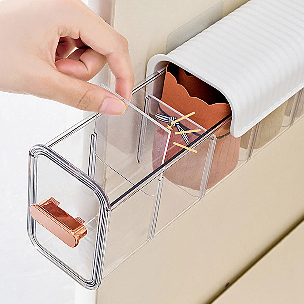 Multi-Purpose 6-Compartment Storage Organizer – Wall Mounted Small Items Organizer for Home, Kitchen, Bathroom, Bedroom, Office, Accessories & Cables