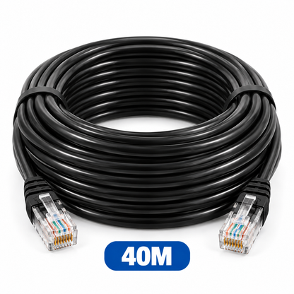 RJ45 Ethernet LAN Network Cable – Ready Made, Plug & Play – 0.5M, 1M, 2M, 3M, 5M, 10M, 15M, 20M, 30M, 40M, 60M
