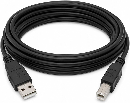 USB 2.0 Printer Cable Type-A to Type-B – 1.5M / 5M / 10M (480Mbps)