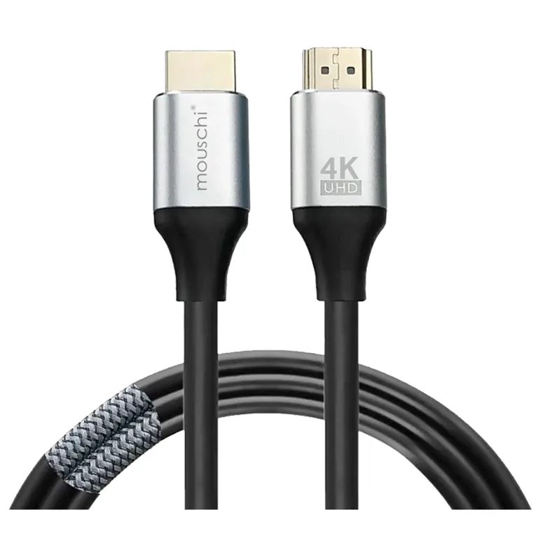 Mouschi 4K HDMI Cable 1.5M – UHD 60Hz Metal Connectors