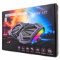YL-017 Gaming Laptop Cooling Pad – 6 Fans, RGB Lighting, Dual USB