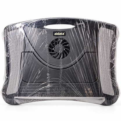 Aidata Laptop Lap Desk with USB Cooling Fan – Adjustable Stand with Mouse Pad