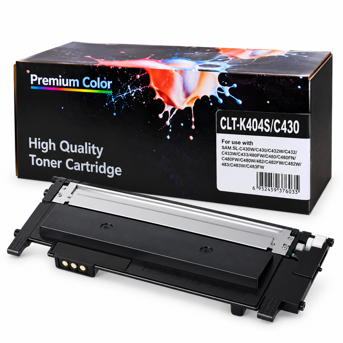 Samsung CLT-404S Compatible Toner Cartridge CLT-Y404S CLT-M404S CLT-K404S – Yellow Magenta Black – Xpress C430 C432 C433 C480 C482 C483 Series