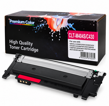 Samsung CLT-404S Compatible Toner Cartridge CLT-Y404S CLT-M404S CLT-K404S – Yellow Magenta Black – Xpress C430 C432 C433 C480 C482 C483 Series