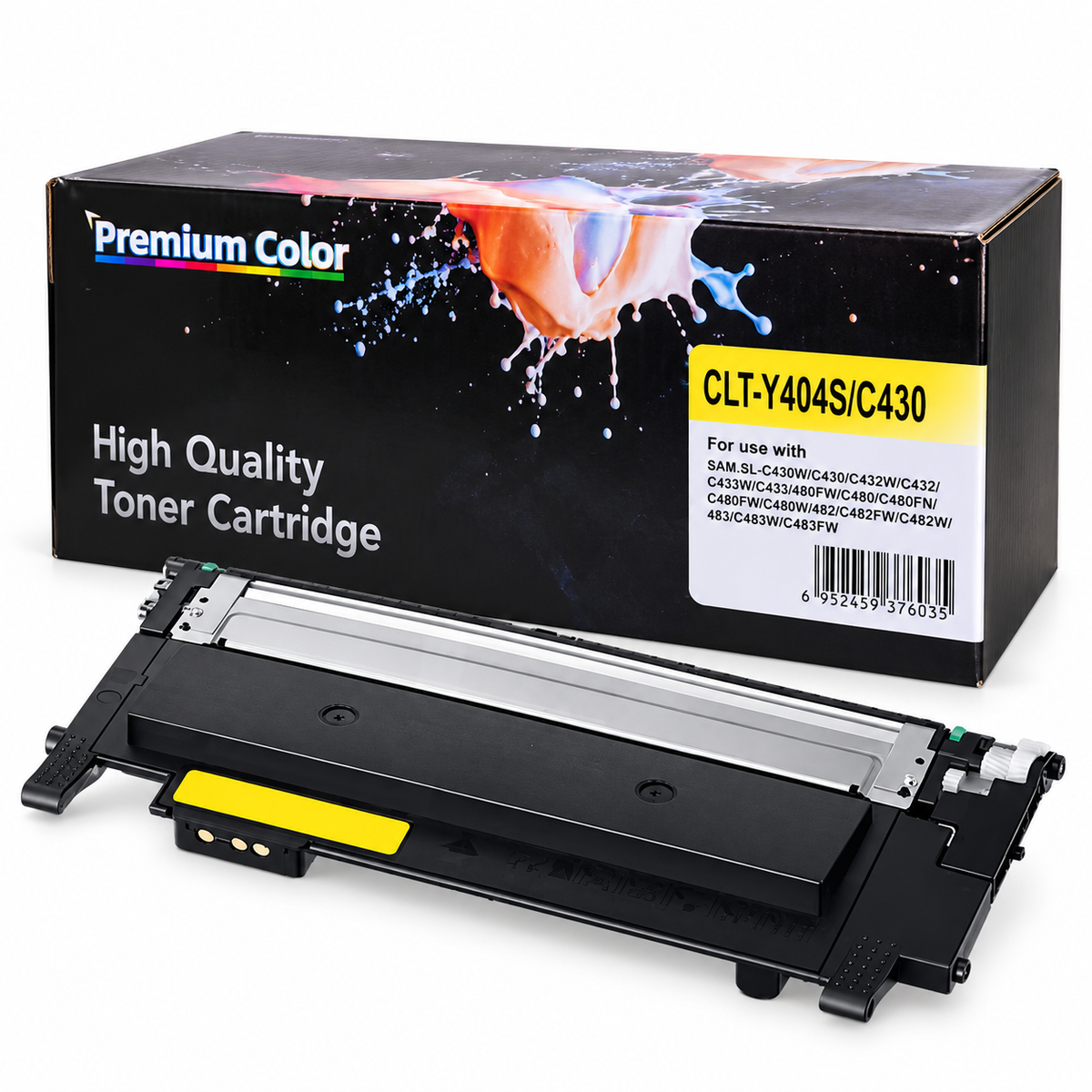 Samsung CLT-404S Compatible Toner Cartridge CLT-Y404S CLT-M404S CLT-K404S – Yellow Magenta Black – Xpress C430 C432 C433 C480 C482 C483 Series