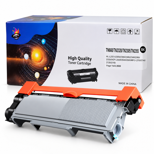 TN660 / TN2320 / TN2305 / TN2355 Compatible Brother Black Toner Cartridge – 2,600 Page Yield