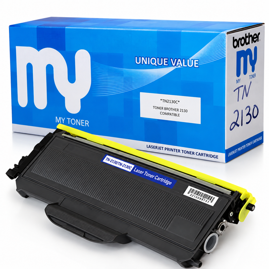 TN2130 / TN2130C+ Compatible Brother Black Toner Cartridge – Laser Printer Replacement – MY Toner
