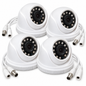 Indoor Dome 4mp indoor doom CCTV Security Camera with IR Night Vision, Wired BNC Video Output & DC Power Connector
