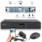 TV-A0401R-LM-XM 2MP Digital Video Recorder DVR – H.264+/H.265 Network Surveillance Recorder, 5-in-1 CCTV System, PAL/NTSC, DC 12V