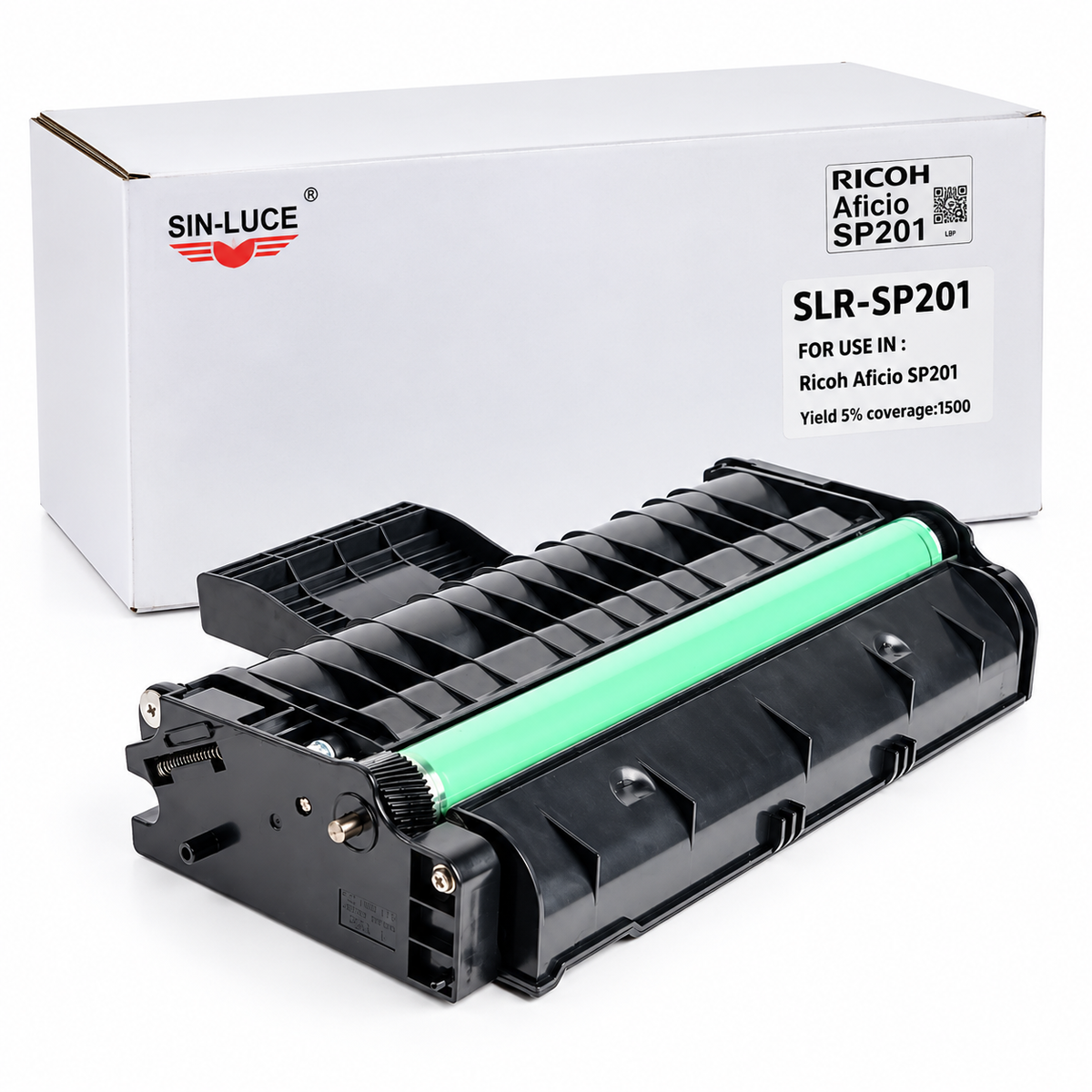 SLR-SP201 Compatible Ricoh Aficio SP201 Black Toner Cartridge – 1,500 Pages