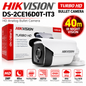 Hikvision DS-2CE16D0T-IT3 2MP 1080p Turbo HD EXIR Bullet CCTV Camera – 40m IR Night Vision, IP66 Outdoor, 12V DC