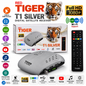 RED TIGER T1 SILVER Full HD 1080p Satellite Receiver – DVB-S/S2/S2X, H.264, 2.4G/5.8G Wi-Fi Support, HDMI, USB PVR & Timeshift