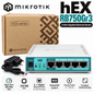 MikroTik hEX RB750Gr3 Gigabit Ethernet Router – 5-Port Wired Router, Dual-Core 880MHz CPU, 256MB RAM, RouterOS Level 4