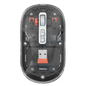Meetion BTM005 MT-BTM005 Dual Mode Wireless Mouse – Bluetooth & 2.4GHz, 6 Buttons, 800–2400 DPI, Silent Button, Transparent Black