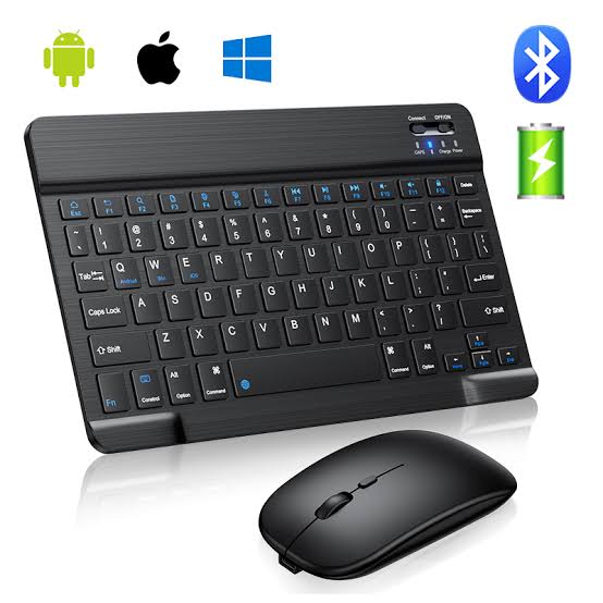 Bluetooth Mouse & Keyboard Kit – Rechargeable Wireless Combo with Backlight