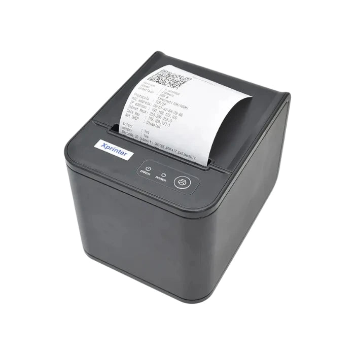 Xprinter XP-80T USB LAN Receipt Printer 80mm with Auto Cutter POS Thermal Printer for Retail, Supermarket, Grocery & Restaurant