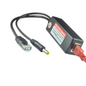 lebbuy 48V PoE splitter converting IEEE 802.3af/at to 12V DC power and RJ45 data for network devices