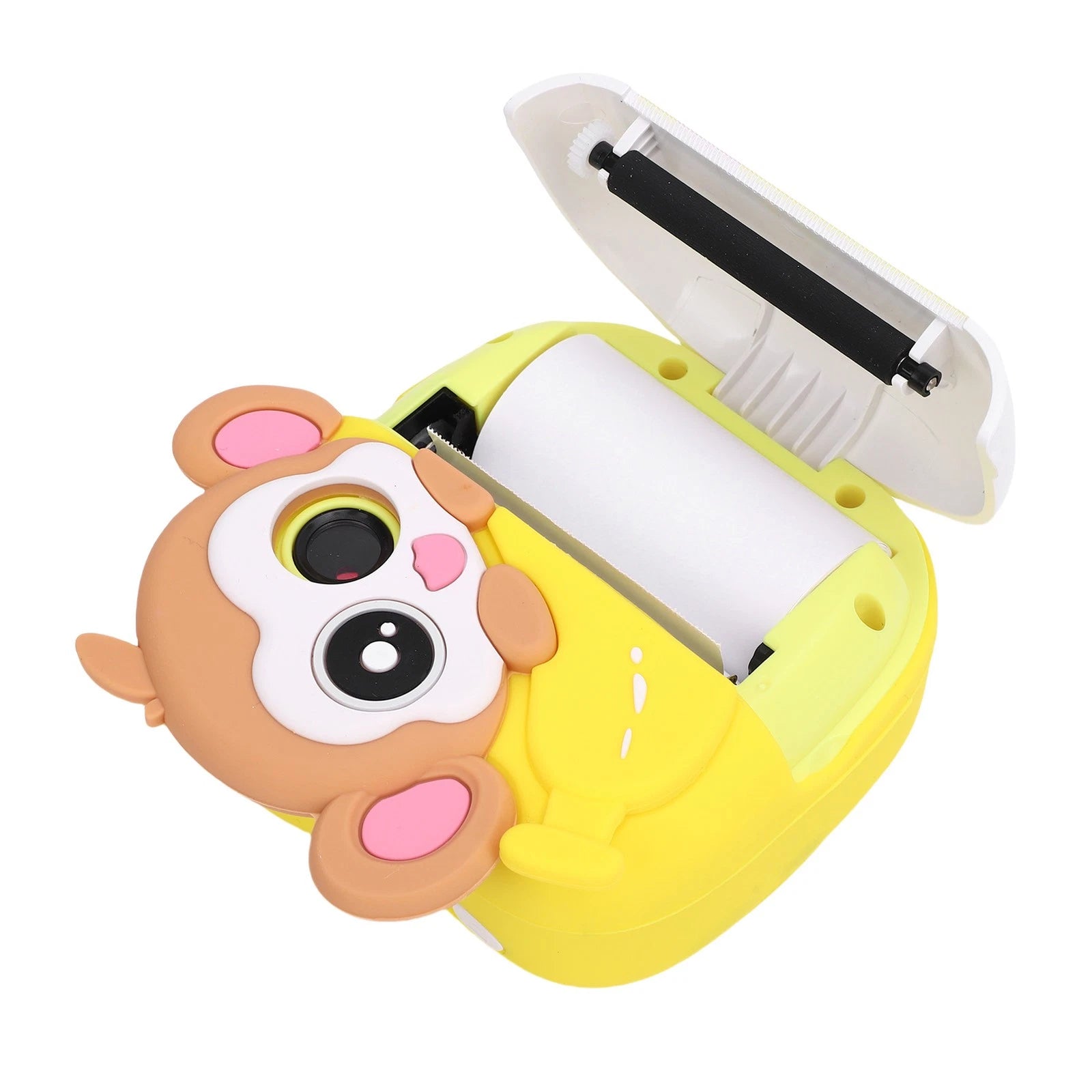 Instant Print Digital Camera 48MP FHD Cute Cartoon Monkey Thermal Instant Camera