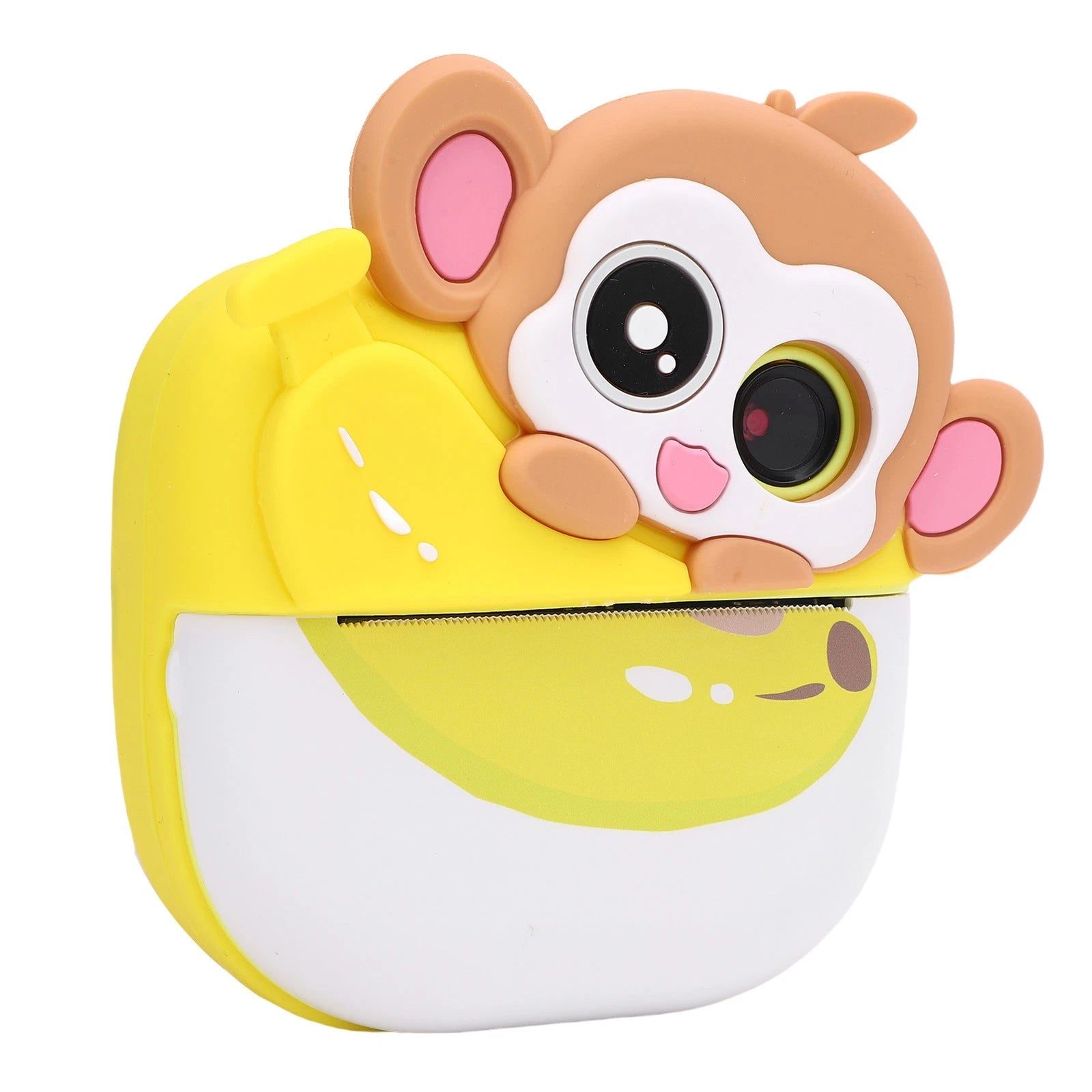 Instant Print Digital Camera 48MP FHD Cute Cartoon Monkey Thermal Instant Camera