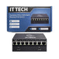 IT TECH Reverse PoE Switch (RPoE) All In All Out | 8-Port 10/100Mbps