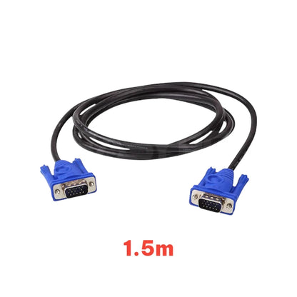 Multi-Cable VGA Cable 15-Pin High Resolution SVGA Male to Male Blue/Black (1.5m / 5m / 10m / 20m)